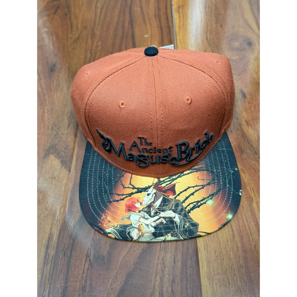 NWT The Ancient Magus' Bride Bobblehead Snapback Hat - Official Anime Adults Cap